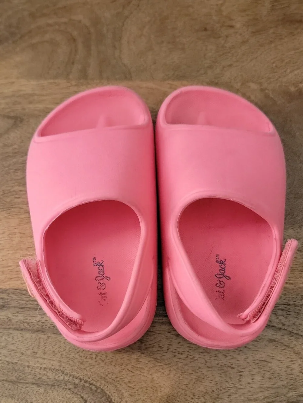 Cat & Jack Kids Pink Open-Toe Slide Sandals